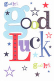Encouragement radiates from this delightful good luck card-the kind of keepsake you'd discover at a boutique near Crayford's bustling Market Place, destined to brighten someone's milestone or new venture. The phrase 'Good Luck' is playfully rendered in a symphony of soft baby blue, rich crimson, mossy green, and deep violet, each letter flowing into the next like a well-composed bouquet prepared for same-day delivery across Crayford. Colored stars-ranging from bold navy to gentle lilac and sunlit yellow-are scattered across a pristine white background, creating a sense of upward movement and infinite possibilities reminiscent of the open Kentish skies. The tactile smoothness and crisp quality of the thick cardstock invite you to linger, evoking memories of handwritten notes and heartfelt wishes from close friends. You can almost hear the cheerful laughter and feel the optimistic energy, as if the card itself is rooting for a dream come true-be it for a student embarking on final exams at Crayford Academy or a neighbor starting a new role at Crossways Business Park. This card's vibrant palette and spirited composition transform it into more than a message; it becomes a charming lucky charm, carrying with it the warmth, hope, and communal spirit that defines Crayford.